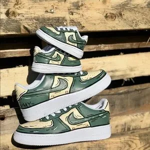 Nike | Shoes | Custom Painted Parent Child Cartoon Nike Air  display picture 3